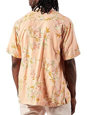 Chemise laranja de homem kaporal royale24 com padrões