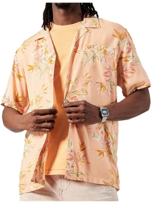 Chemise Laranja de Homem Kaporal ROYALE24 com Padrões - Kiabi Chemise Laranja de Homem Kaporal ROYALE24 com Padrões - Kiabi