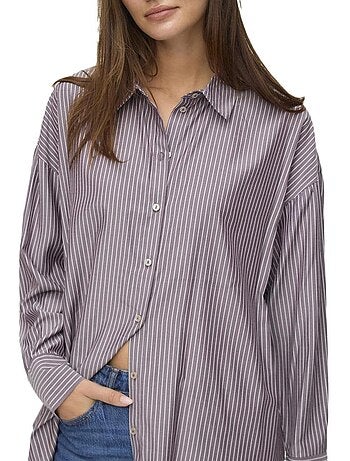 Chemise Mauve Vero Moda Nora para Mulher