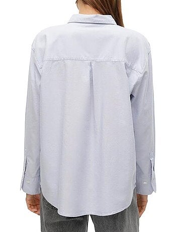 Chemise Oxford Azul Claro Vero Moda Mida para Mulher
