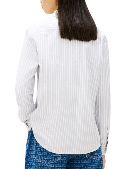 Chemise Oxford Riscas Azul Tommy Hilfiger Mulher - Kiabi Chemise Oxford Riscas Azul Tommy Hilfiger Mulher - Kiabi