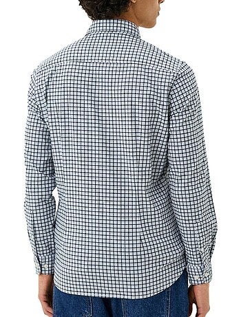 Chemise Pepe Jeans Azul e Branca para Homem PM308208