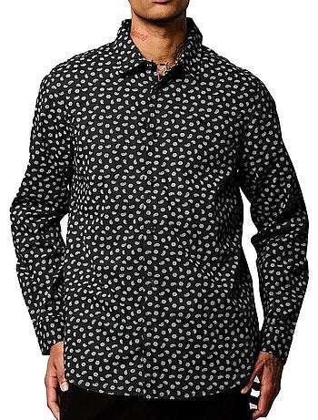 Chemise Preta Kaporal BAYUN para Homem
