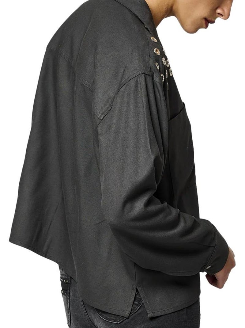 Chemise preta kaporal mida para mulher Preto - Kiabi