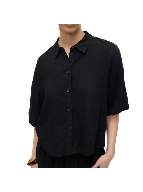 Chemise Preta Vero Moda Linn para Mulher - Kiabi Chemise Preta Vero Moda Linn para Mulher - Kiabi