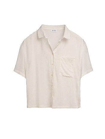 Chemise teddy smith elia cru para mulher