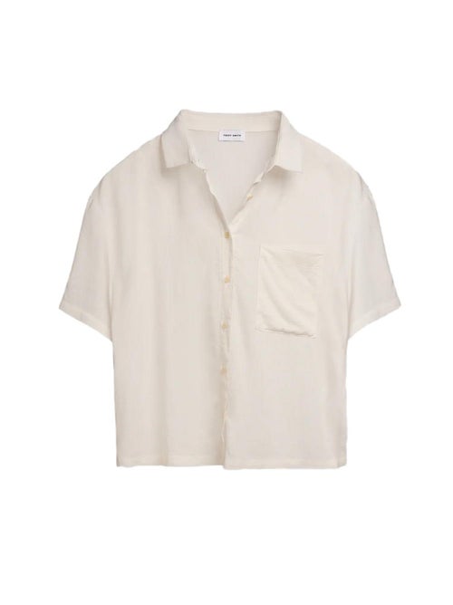 Chemise Teddy Smith Elia Cru para Mulher - Kiabi Chemise Teddy Smith Elia Cru para Mulher - Kiabi