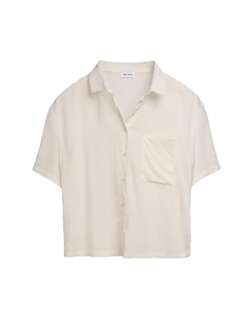 Chemise Teddy Smith Elia Cru para Mulher Ecru - Kiabi