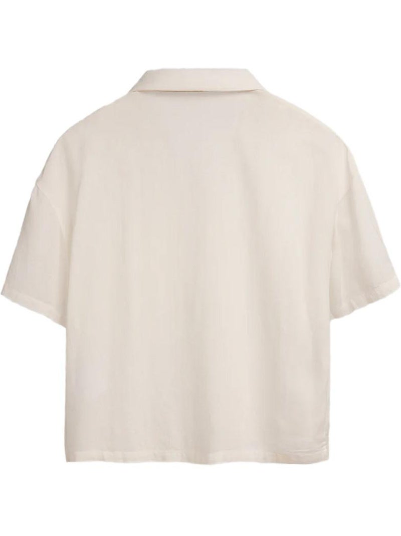 Chemise Teddy Smith Elia Cru para Mulher Ecru - Kiabi