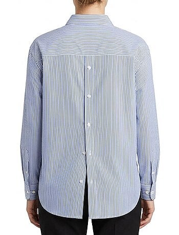 Chemise Teddy Smith Laria Azul e Branca para Mulher