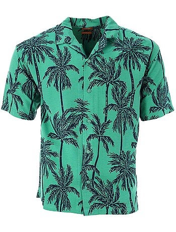 Chemise verde kaporal tosca para homem