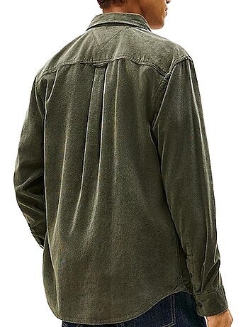 Chemise Verde Tommy Hilfiger para Homem