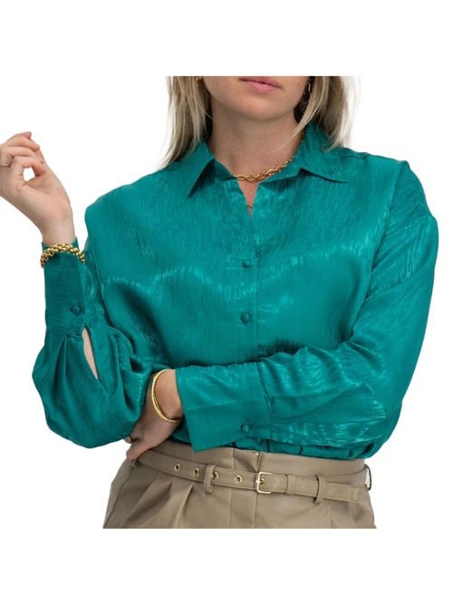 Chemise Verde Vero Moda Sina para Mulher - Kiabi Chemise Verde Vero Moda Sina para Mulher - Kiabi