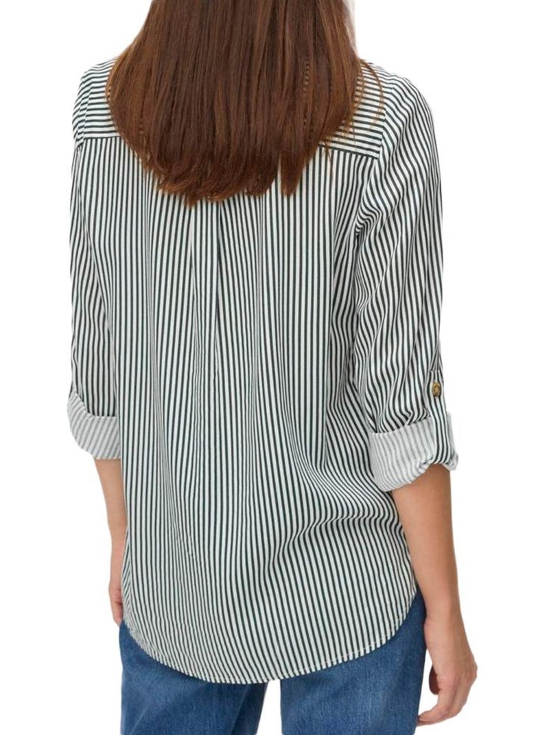 Chemise Vero Moda Bumpy Verde/Branco para Mulher Verde - Kiabi