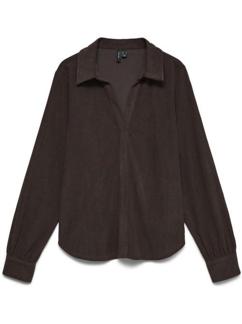 Chemise vero moda melly castanha para mulher - Kiabi Chemise vero moda melly castanha para mulher - Kiabi