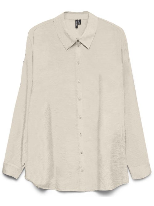 Chemise Vero Moda Mira Bege para Mulher - Kiabi Chemise Vero Moda Mira Bege para Mulher - Kiabi