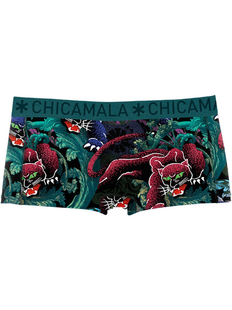 Chicamala Pack de 2 boxers Cinza-verde preto - Kiabi