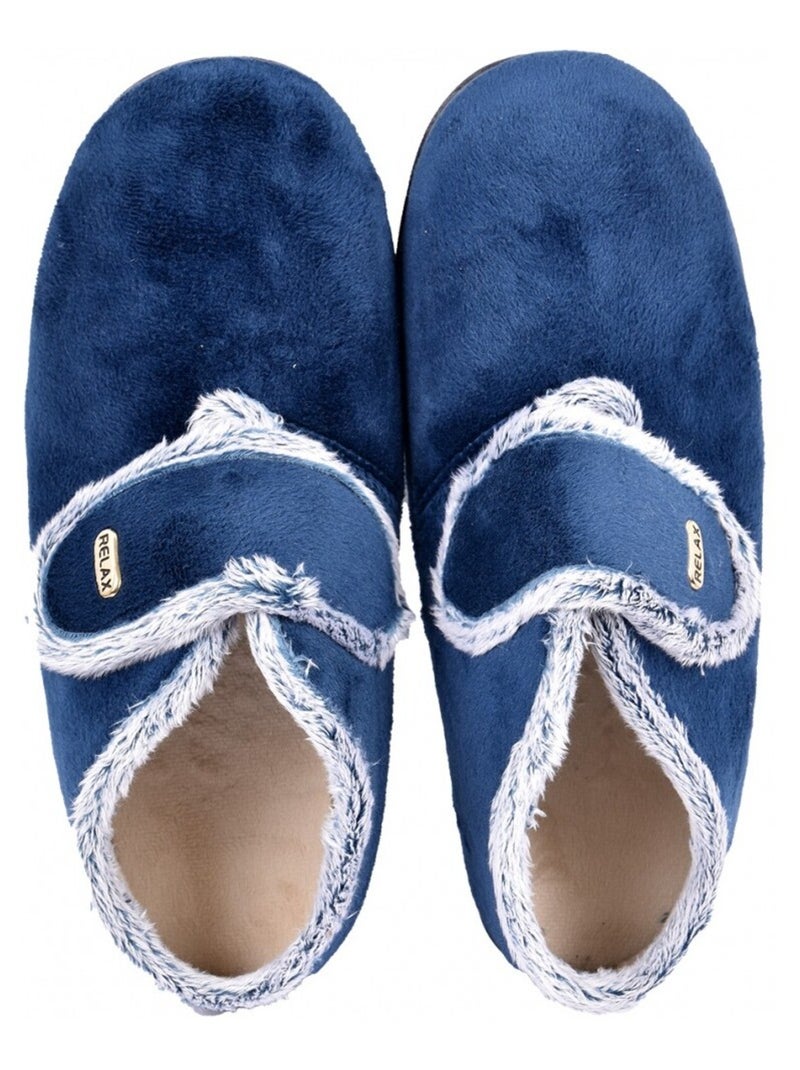 Chinela Mulher PREMIUM SCRATCH Azul-marinho - Kiabi