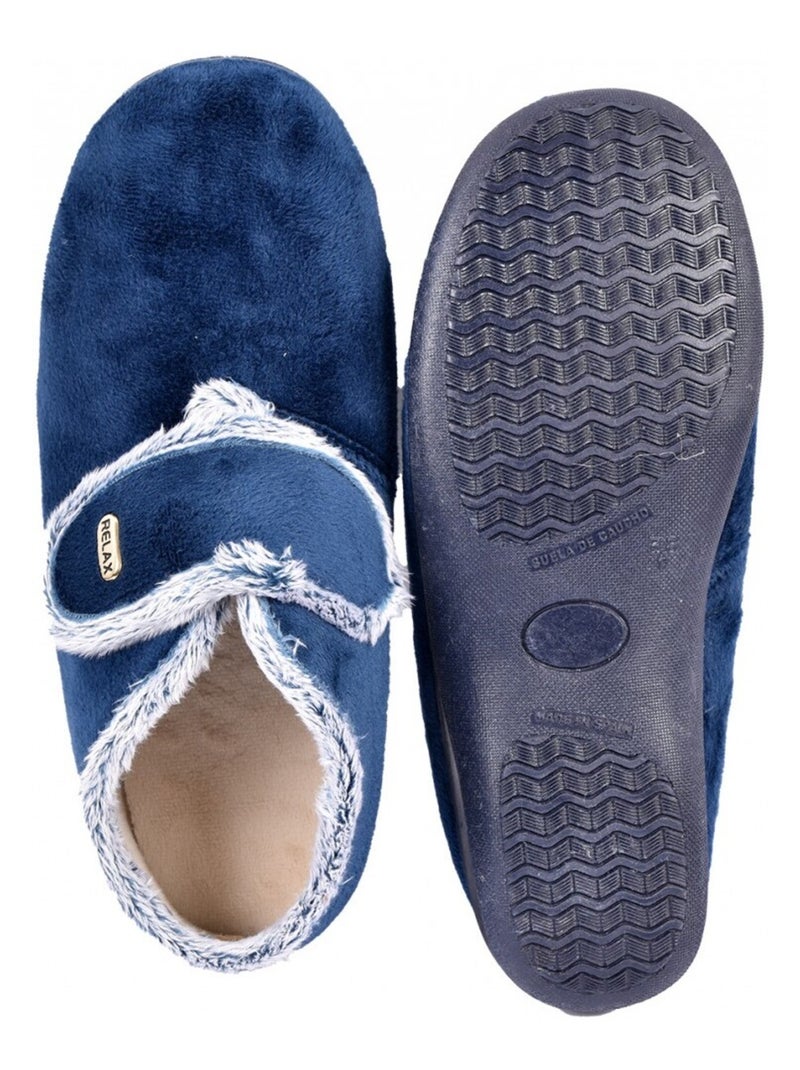 Chinela Mulher PREMIUM SCRATCH Azul-marinho - Kiabi