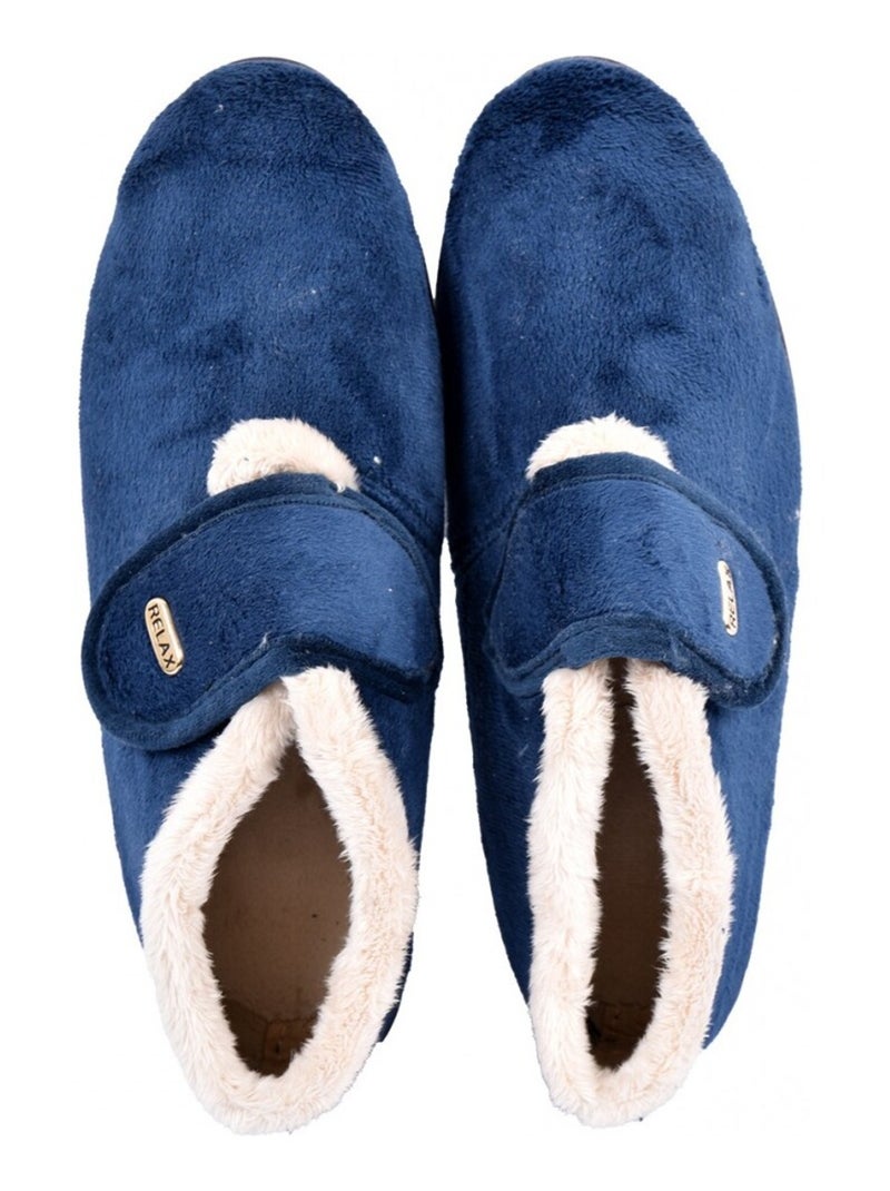 Chinela Mulher PREMIUM SCRATCH Azul-marinho - Kiabi