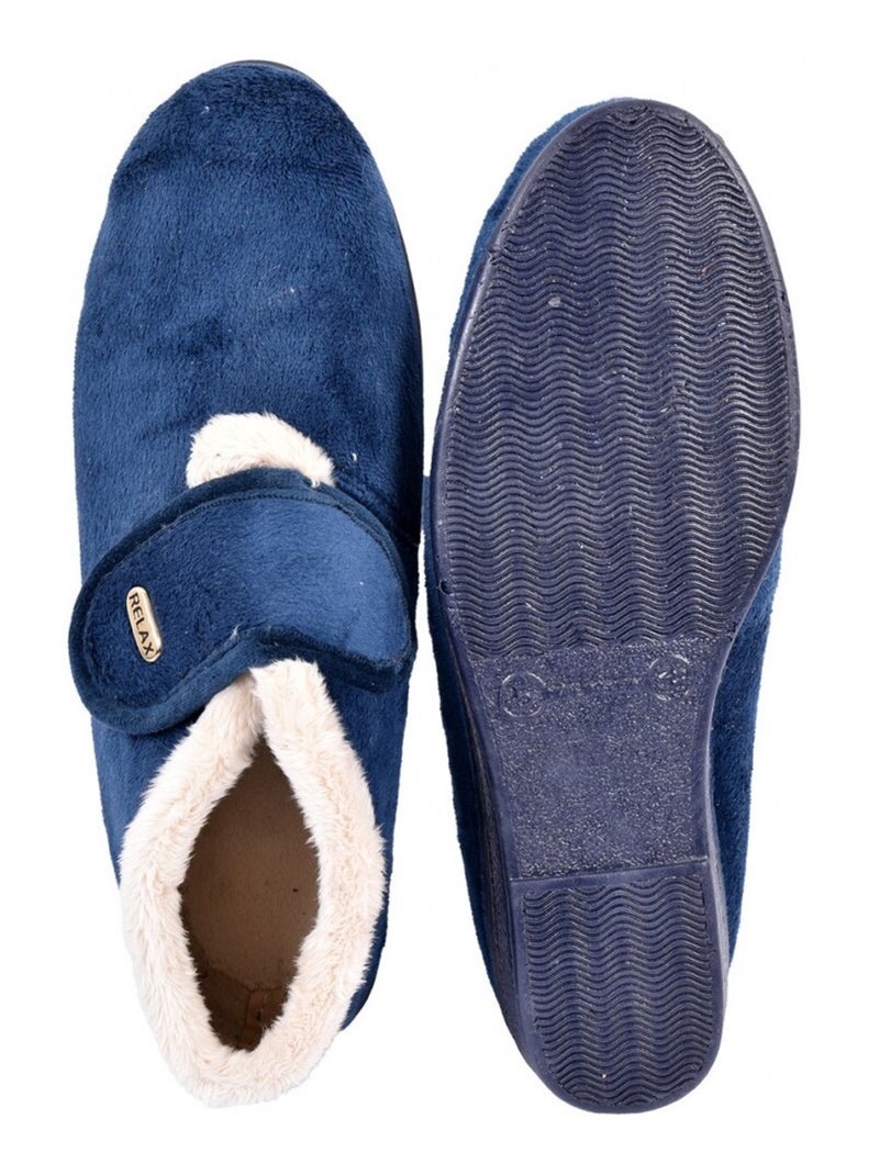 Chinela Mulher PREMIUM SCRATCH Azul-marinho - Kiabi