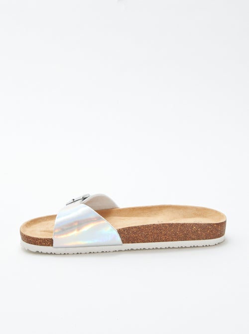 Chinelas com efeito holográfico - Kiabi