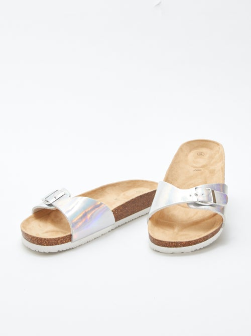 Chinelas com efeito holográfico - Kiabi