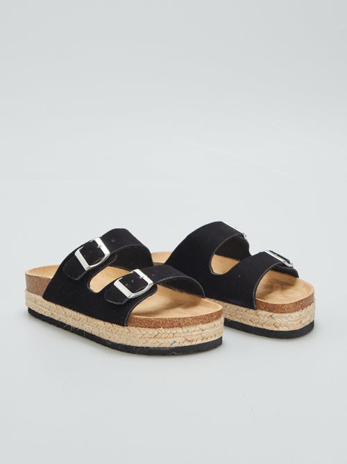 Chinelas com sola em corda - Kiabi