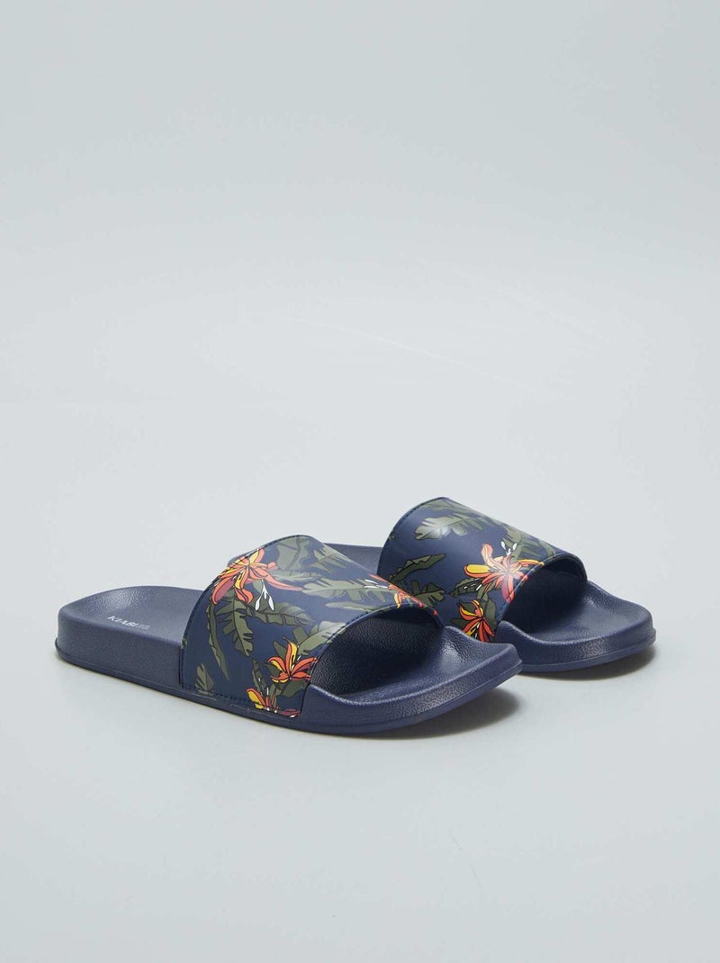 Chinelas de piscina AZUL - Kiabi
