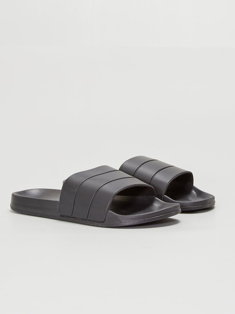 Chinelas de piscina Preto - Kiabi