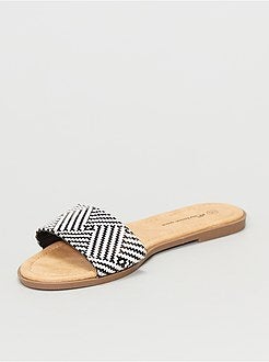 Chinelas estampadas - Kiabi