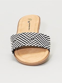 Chinelas estampadas - Kiabi