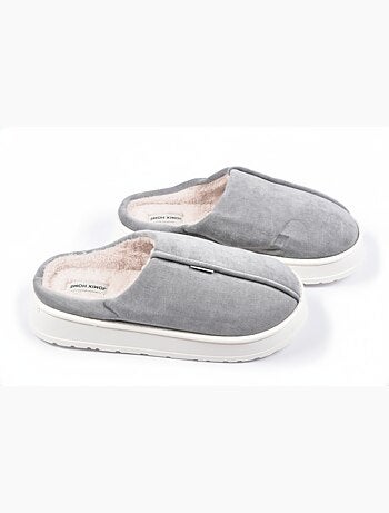 Chinelas homem veludo canelado MU10121