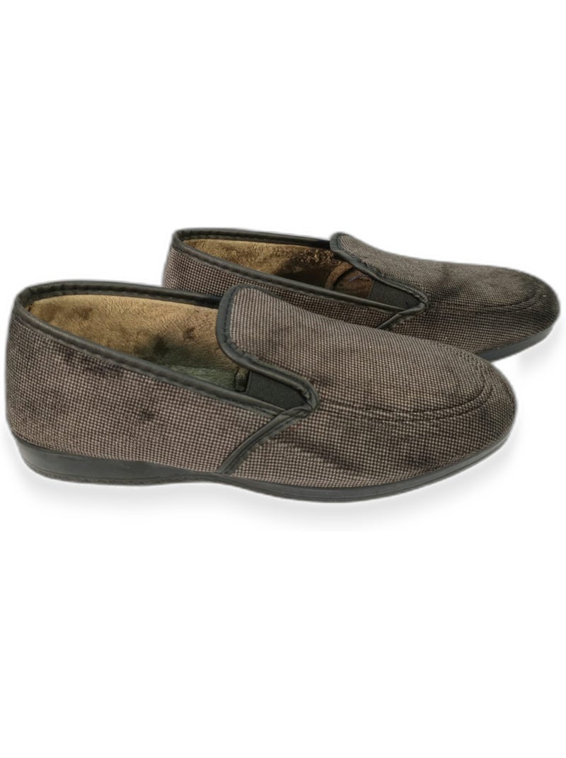 Chinelas homem veludo microfibra ozabi fabricadas espanha Preto - Kiabi