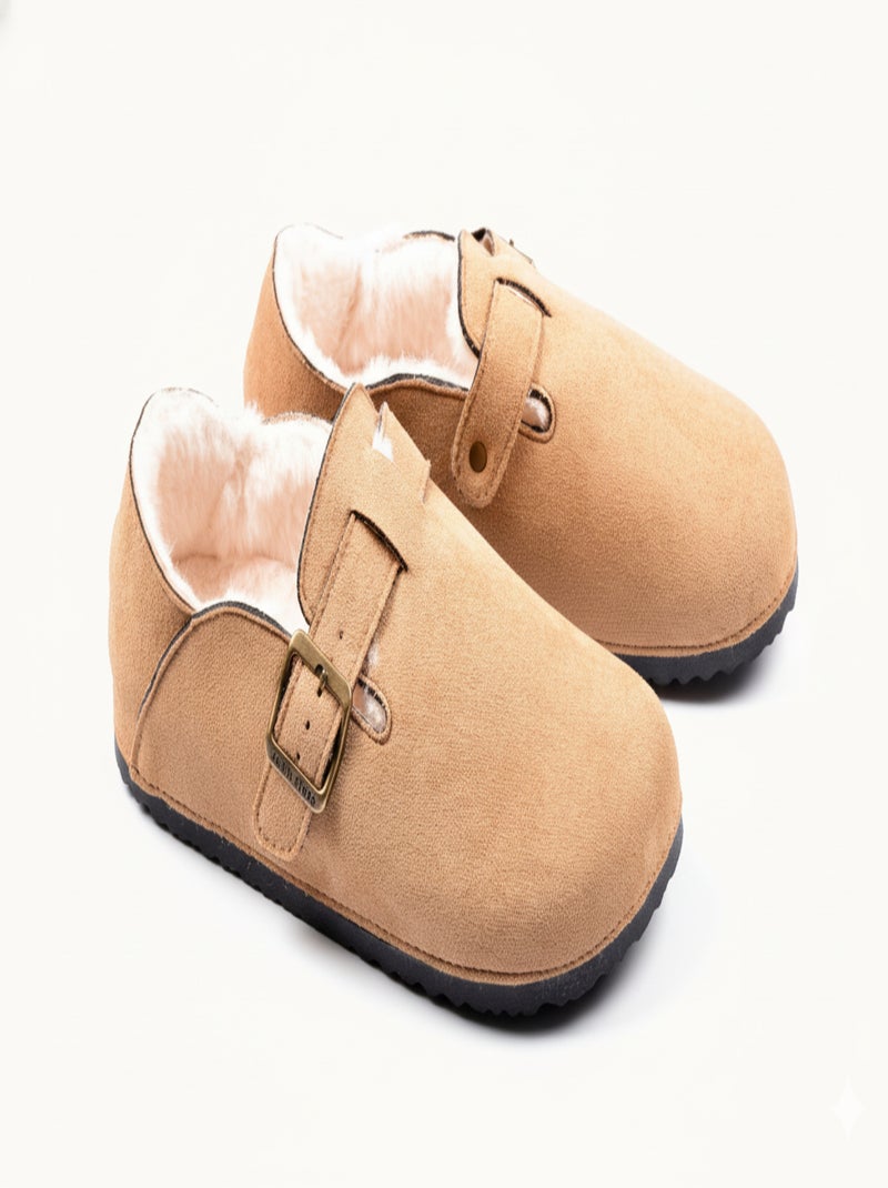 Chinelas Mulher Inverno Tamanho Único MD8845 Camelo - Kiabi