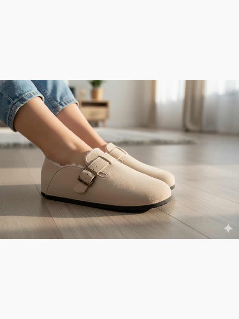 Chinelas Mulher Inverno Tamanho Único MD8845 Toupe - Kiabi