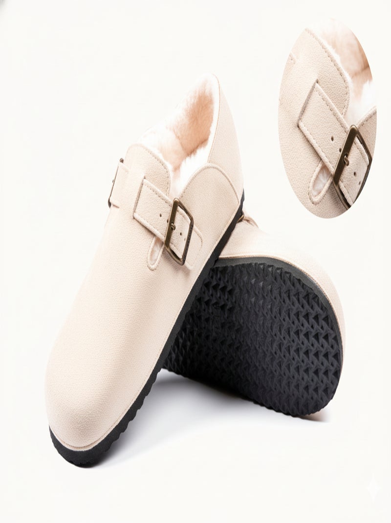 Chinelas Mulher Inverno Tamanho Único MD8845 Toupe - Kiabi