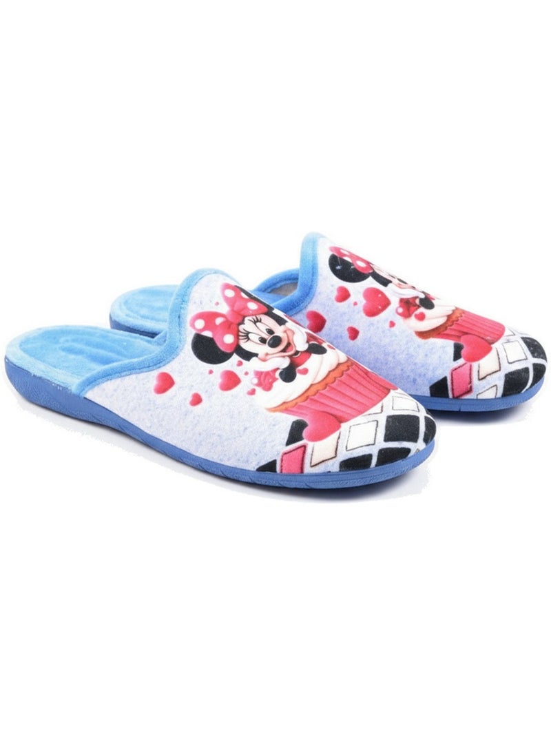 Chinelas mulher ozabi estampado desenhos animados Azul-céu - Kiabi