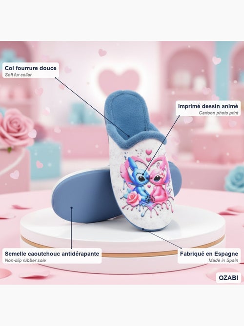 Chinelas mulher ozabi estampado desenhos animados - Kiabi Chinelas mulher ozabi estampado desenhos animados - Kiabi
