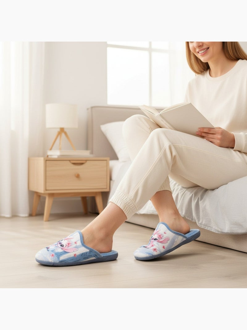 Chinelas mulher ozabi estampado desenhos animados Azul-lago - Kiabi