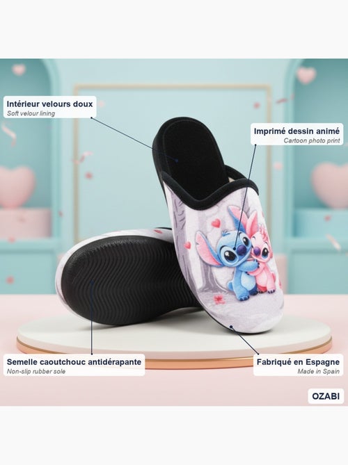 Chinelas mulher ozabi estampado desenhos animados - Kiabi