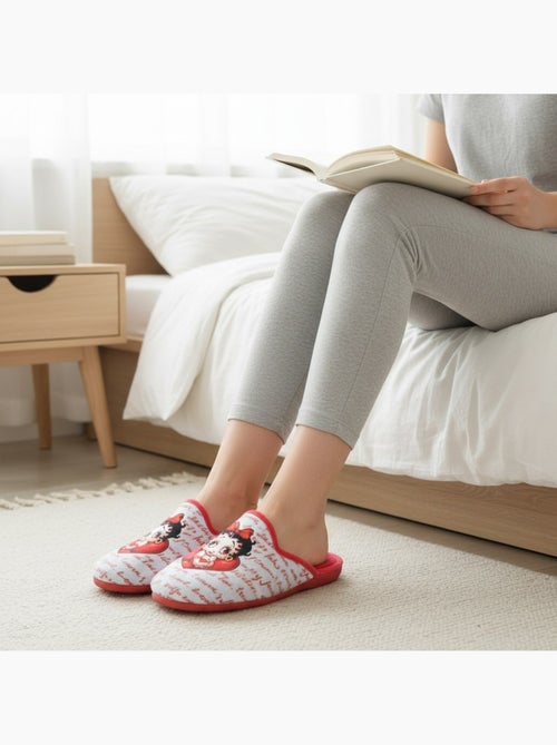 Chinelas mulher ozabi estampado desenhos animados - Kiabi
