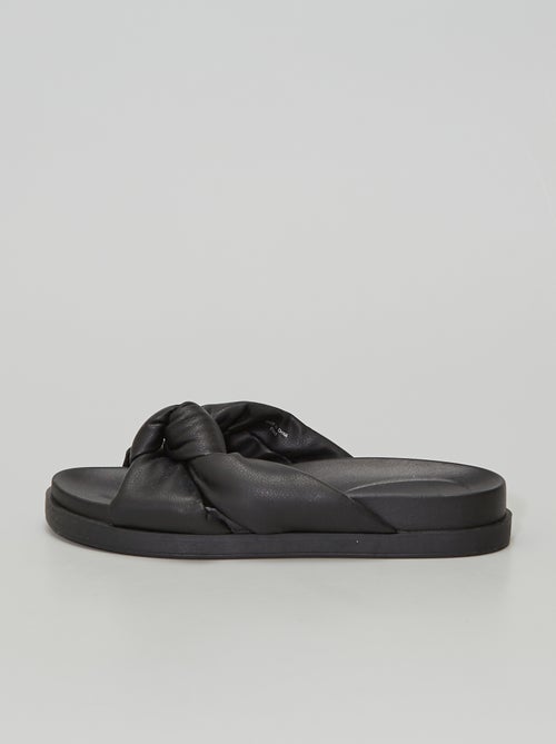 Chinelas rasas com laço - Kiabi