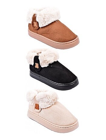 Chinelo Botina Interior Mulher Forrado