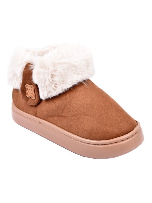Chinelo Botina Interior Mulher Forrado - Kiabi