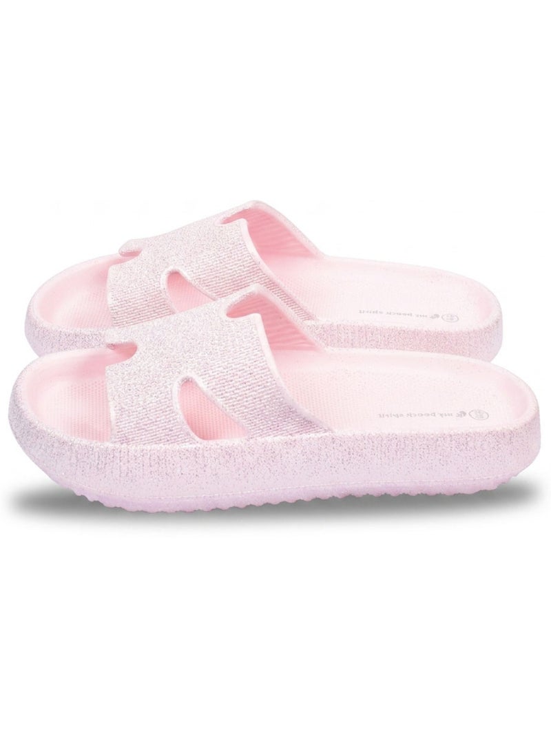 Chinelo Brilho H-Strap EVA OZABI 6 Cores Rosa - Kiabi