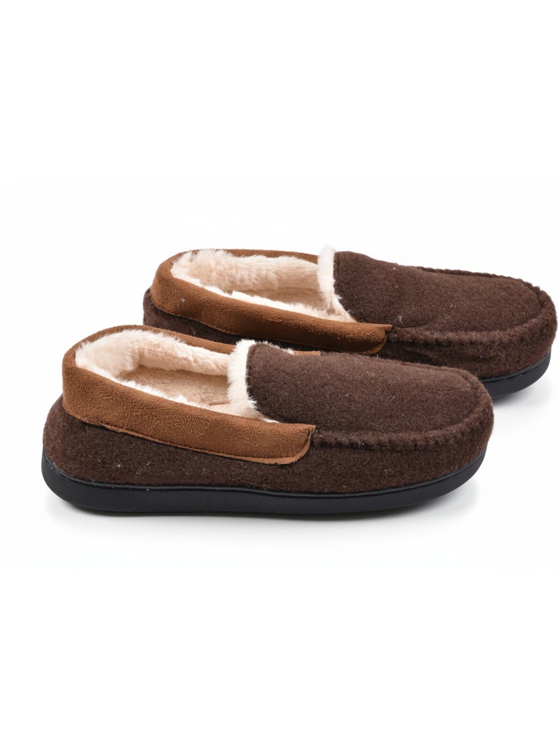 Chinelo Charentaise forrado homem PREMIUM MU9733 Castanho - Kiabi