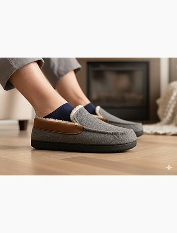 Chinelo Charentaise forrado homem PREMIUM MU9733