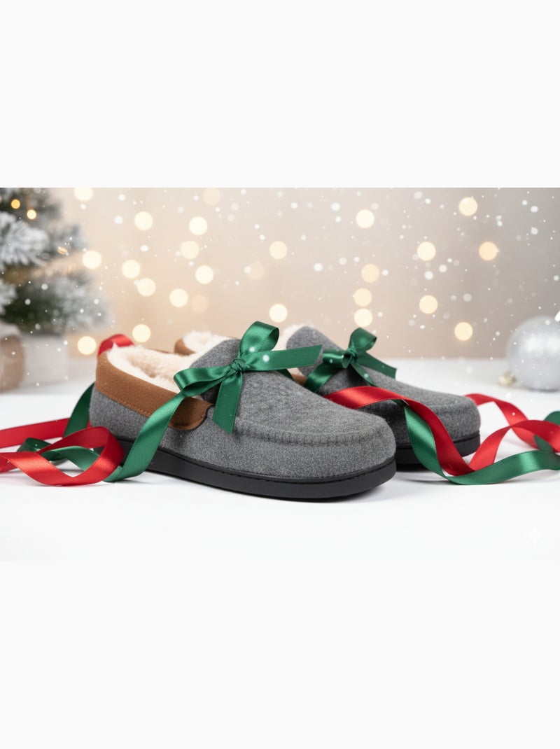Chinelo Charentaise forrado homem PREMIUM MU9733 Cinza - Kiabi