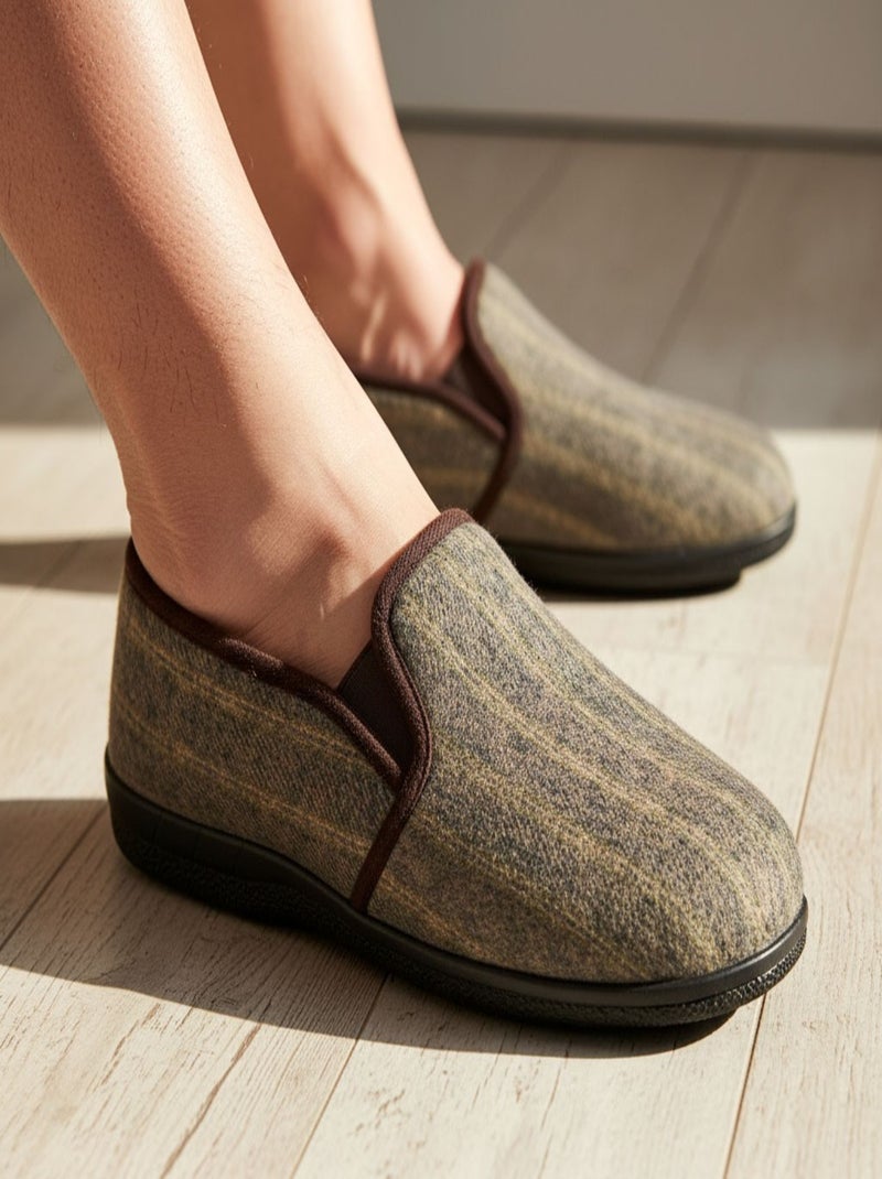 Chinelo CHARENTAISE Homem Castanho-chocolate - Kiabi